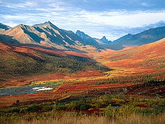 Mount Tombstone, Upper North Klondike Valley, Olgilvie Mountains, Yukon, Canada